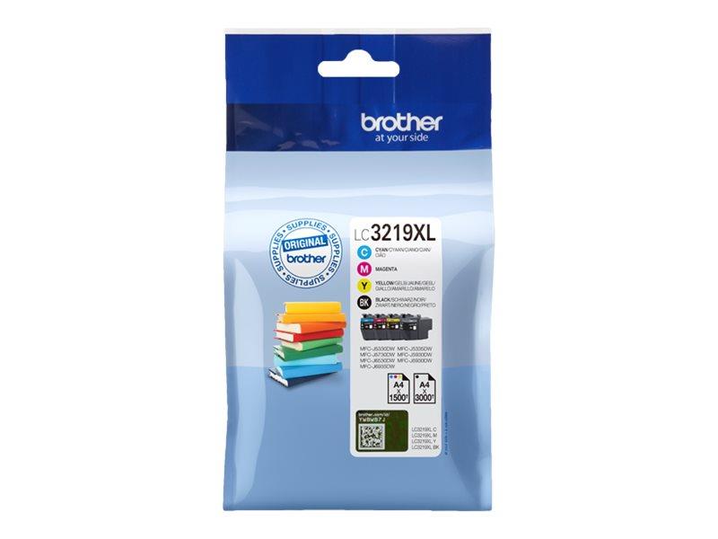 Brother LC-3219XLVALDR inktcartridge Origineel Foto zwart, Foto cyaan, Foto magenta, Photo yellow Multipack