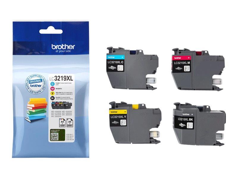 Brother LC-3219XLVALDR inktcartridge Origineel Foto zwart, Foto cyaan, Foto magenta, Photo yellow Multipack